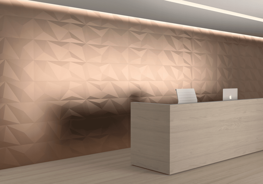Facetado Random Copper UAE tiles