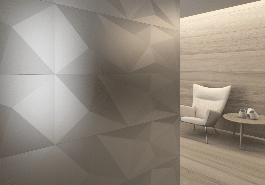 Facetado Silver Matt Wall Tiles